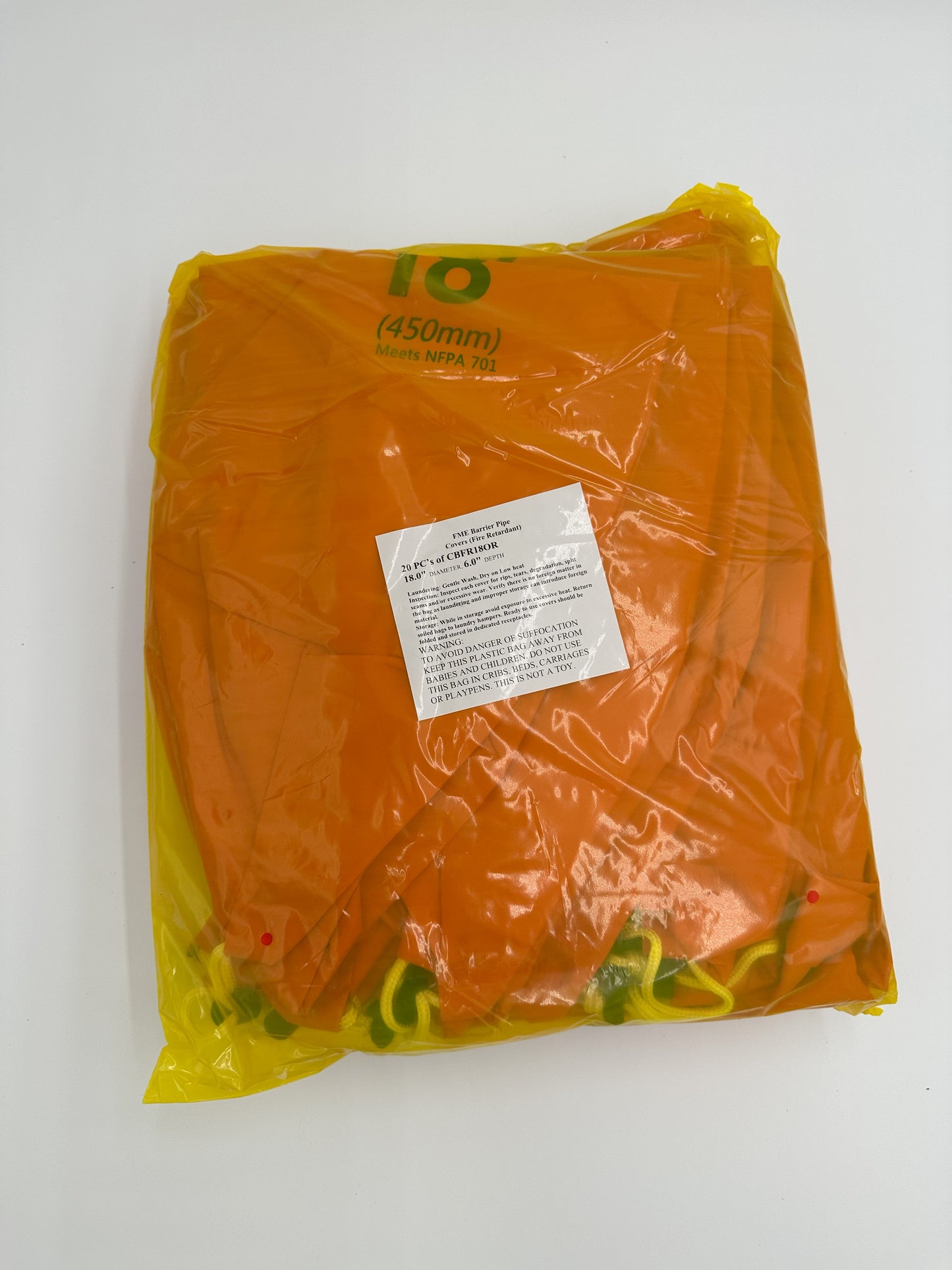 Orange 18" FME Covers 20/PKG
