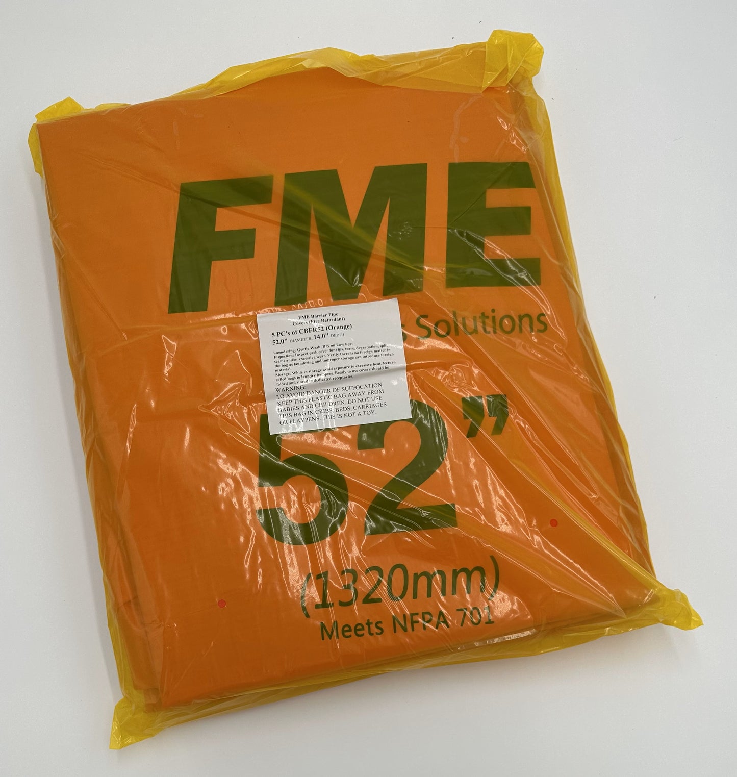 Orange 52" FME Covers 5/PKG