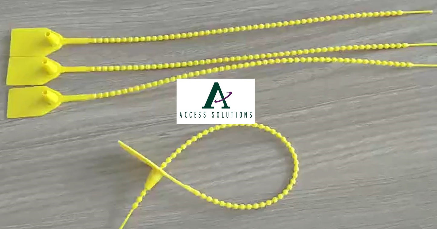 15" Extra Long Breakaway Zip Tie with Writable Tab
