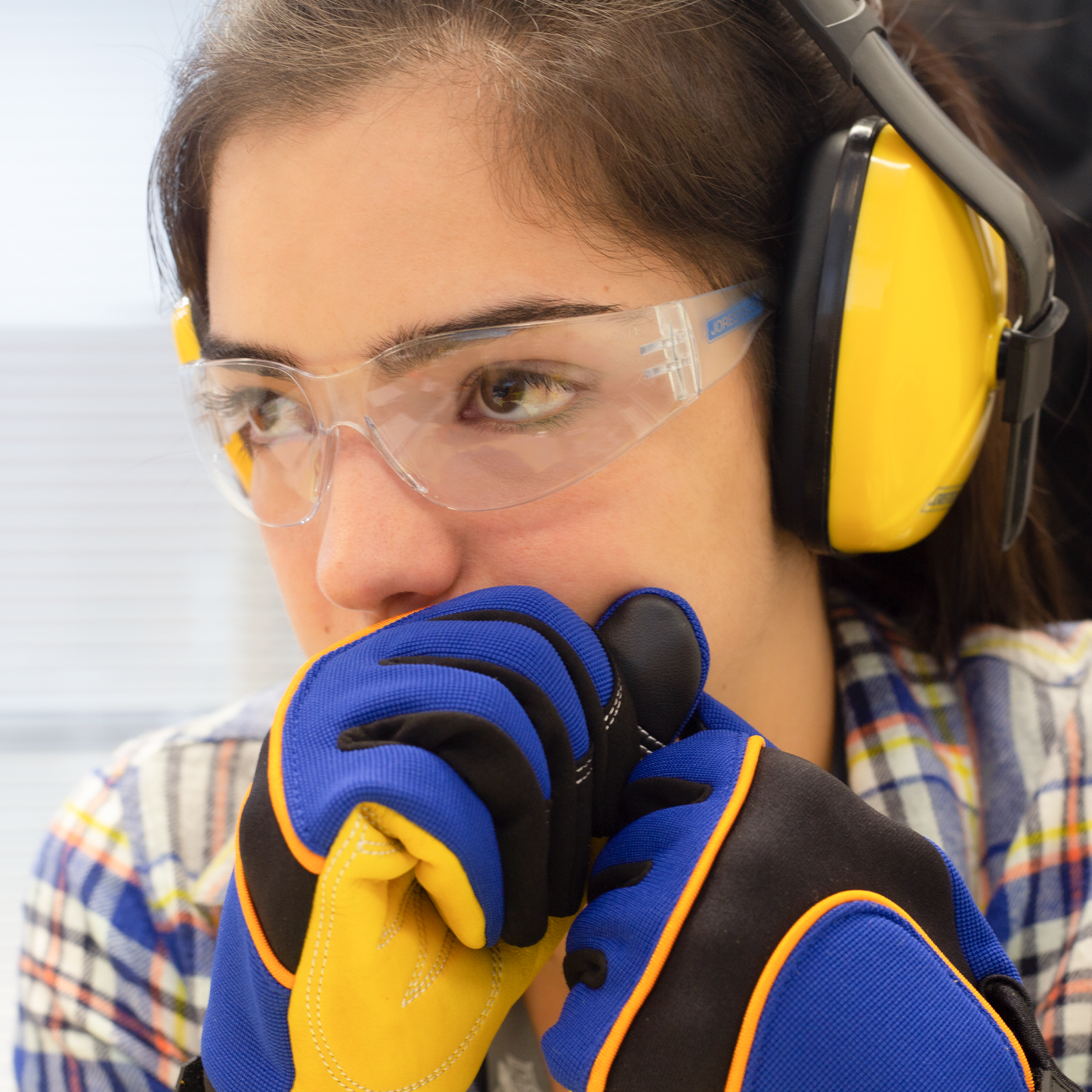 Anti-Fog Clear Safety Glasses for High Impact Protection