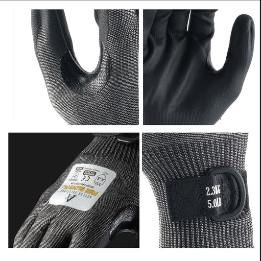 Drop Prevention FME Gloves RFID Black