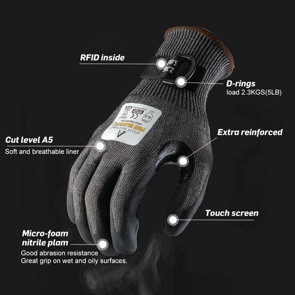 FME Gloves XXL Drop Prevention RFID – accesssolutions.net