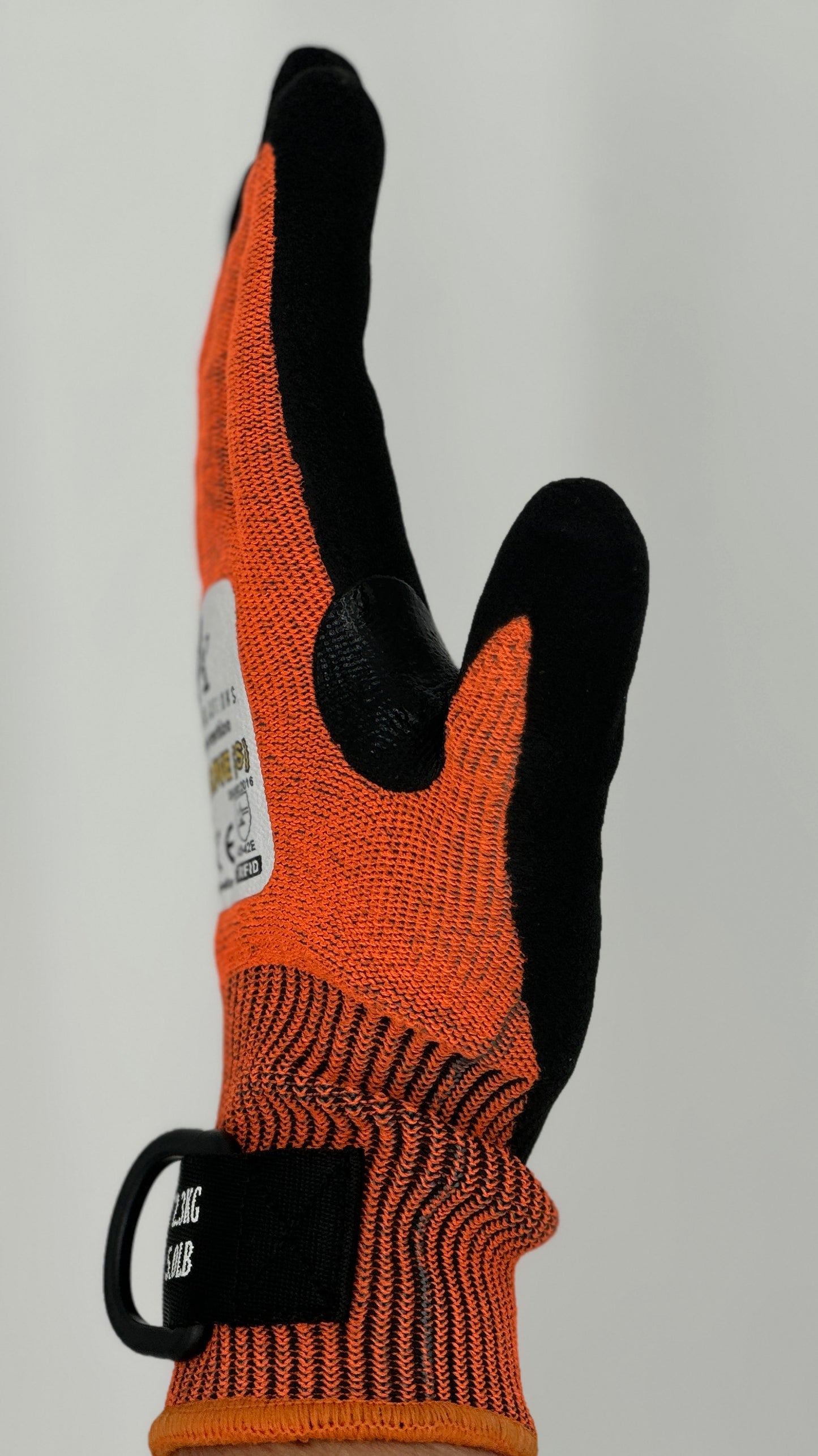 Drop Prevention FME Gloves RFID Orange Diamond