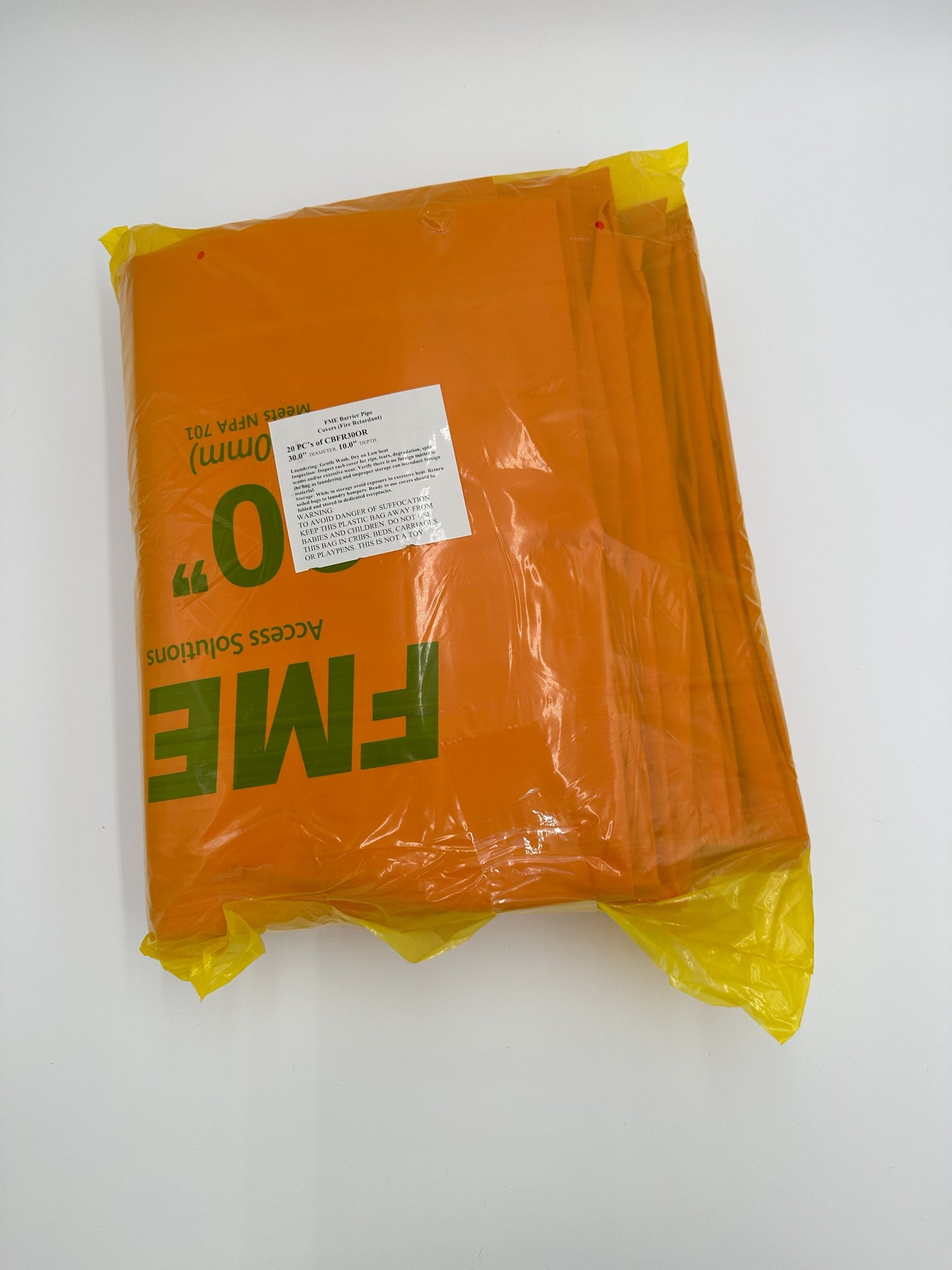 Orange 30" FME Covers 20/PKG