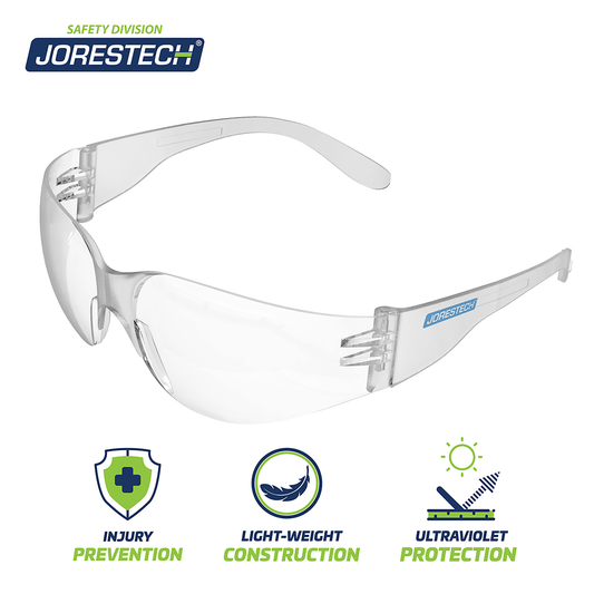 Anti-Fog Clear Safety Glasses for High Impact Protection