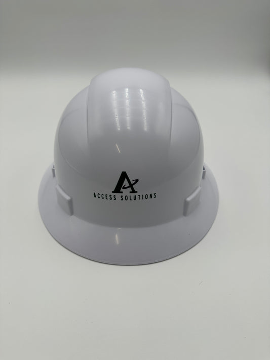 Hard Hat, White, Full Brim