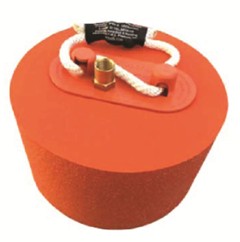 Perfect Purge FME Weld Dams — Reusable Pipe Purge Dam with Gas Fitting (Safe-T-Sponge®)